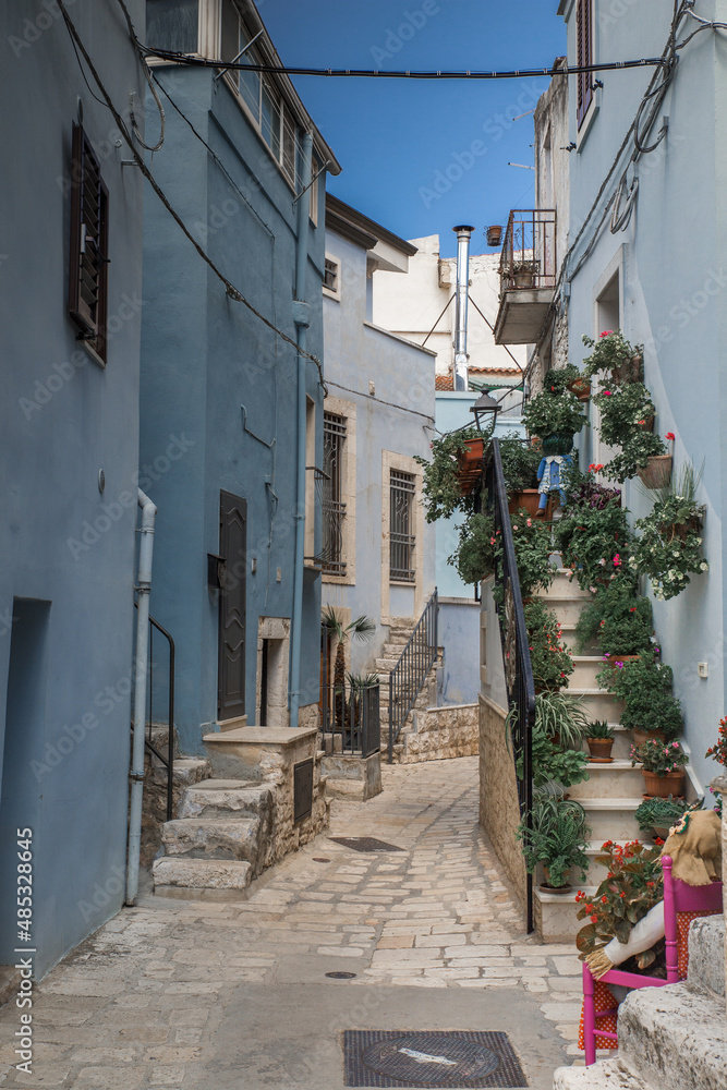 Fototapeta premium South Italy in summer. Casamassima, the blu village in Apulia
