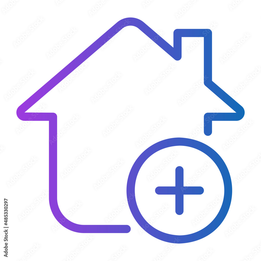 houses gradient icon houses gradient icon