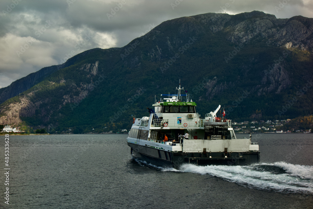 Ferry car in Norway