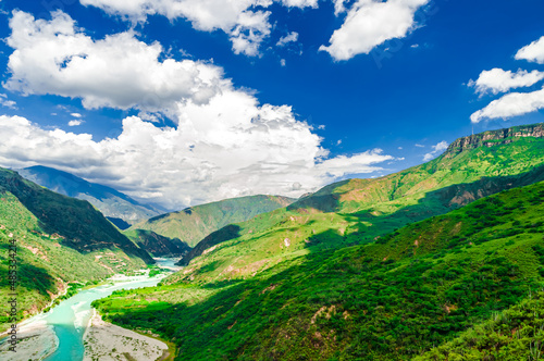 Chicamocha canyon part of national aprk located on the Santander department in Colombia