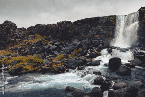 Panorama del Parco nazionale di Thingvellir, Islanda