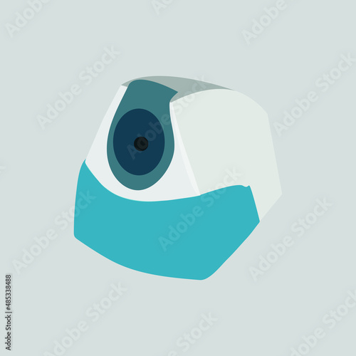 Electric Pencil Sharpener Stock Illustration.
