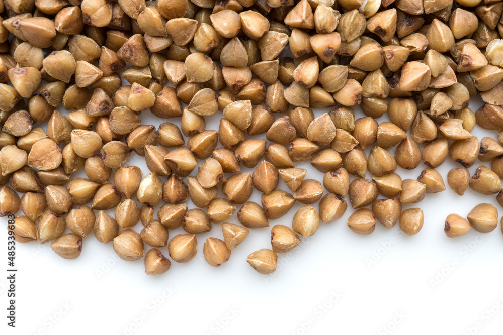 buckwheat isolated on white background buckwheat isolated on white background