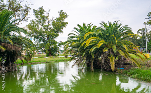 Lagoon in Republic of Children in Argentina