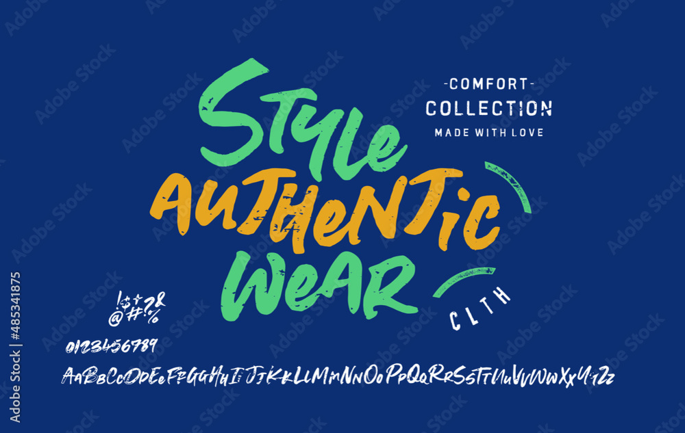 Retro vector brush script lettering font, handwritten calligraphic alphabet Retro vector brush script lettering font, handwritten calligraphic alphabet