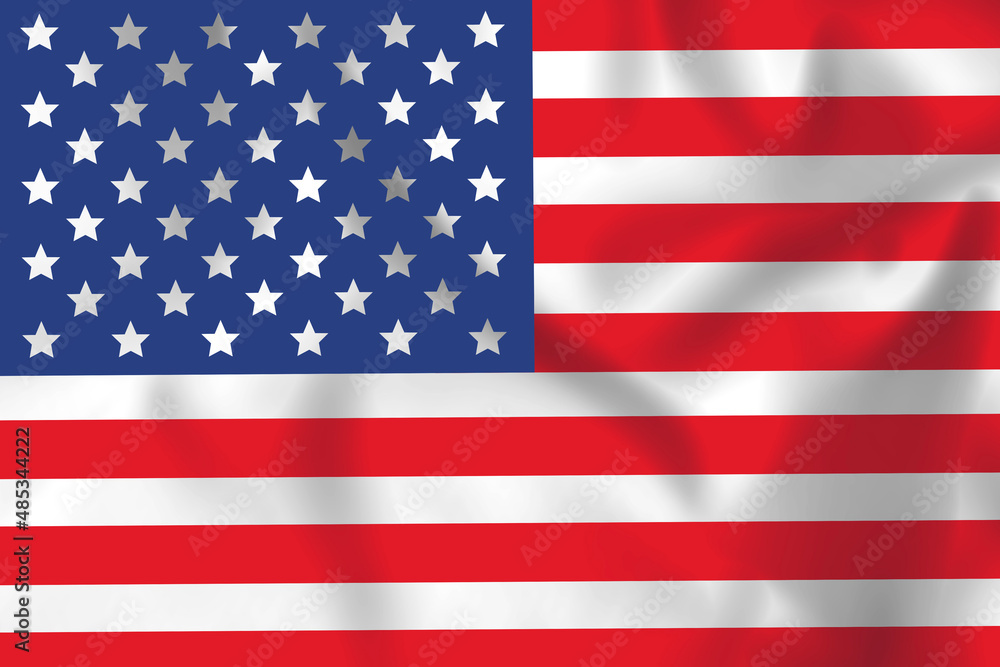 usa flag on fabric texture usa flag on fabric texture