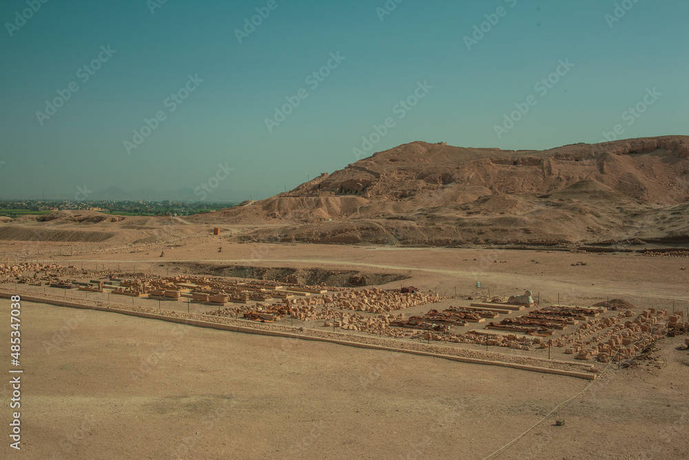 The Temple of Hatshepsut is a mortuary temple built during the reign of Pharaoh Hatshepsut of the Eighteenth Dynasty of Egypt. Located opposite the city of Luxor, it is considered to be a masterpiece The Temple of Hatshepsut is a mortuary temple built during the reign of Pharaoh Hatshepsut of the Eighteenth Dynasty of Egypt. Located opposite the city of Luxor, it is considered to be a masterpiece
