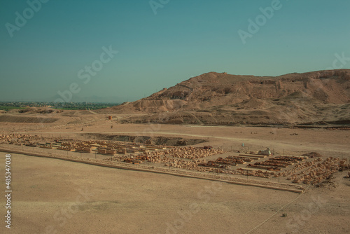 The Temple of Hatshepsut is a mortuary temple built during the reign of Pharaoh Hatshepsut of the Eighteenth Dynasty of Egypt. Located opposite the city of Luxor, it is considered to be a masterpiece 