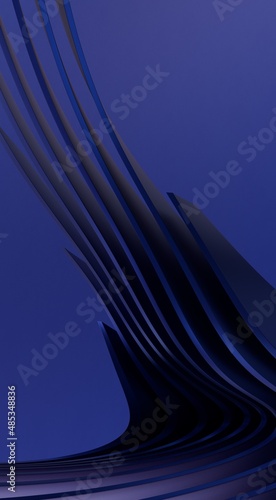 Creative image with curved ...