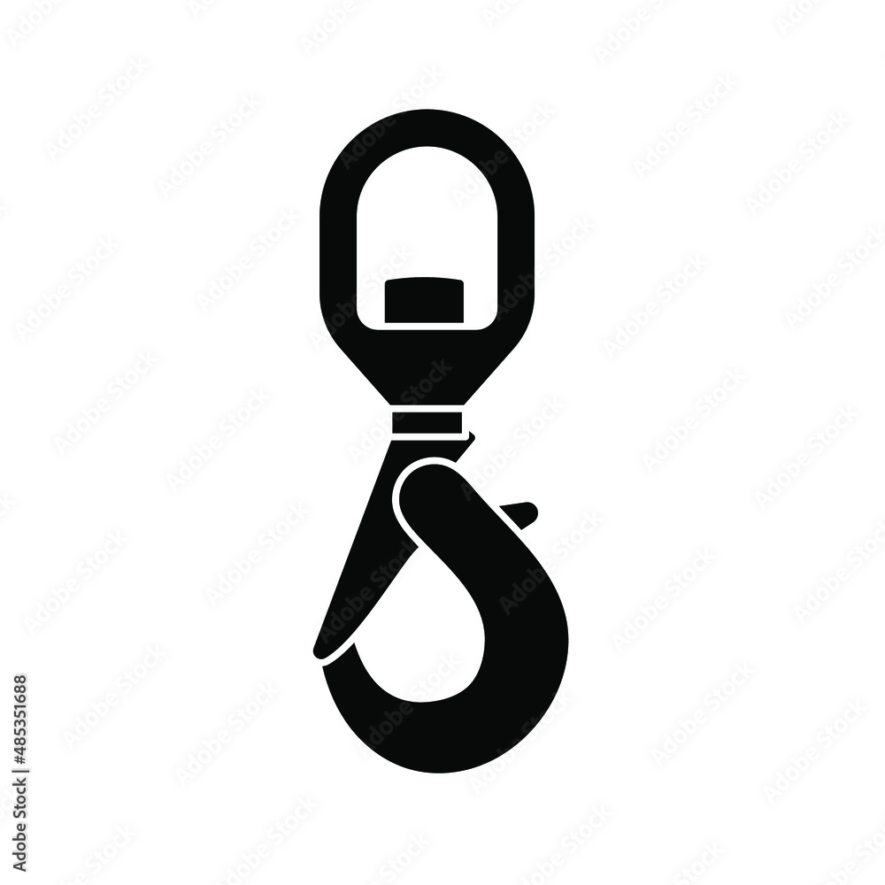 hooks vector isolated on white background. icon hooks isolated. vector illustration hooks vector isolated on white background. icon hooks isolated. vector illustration