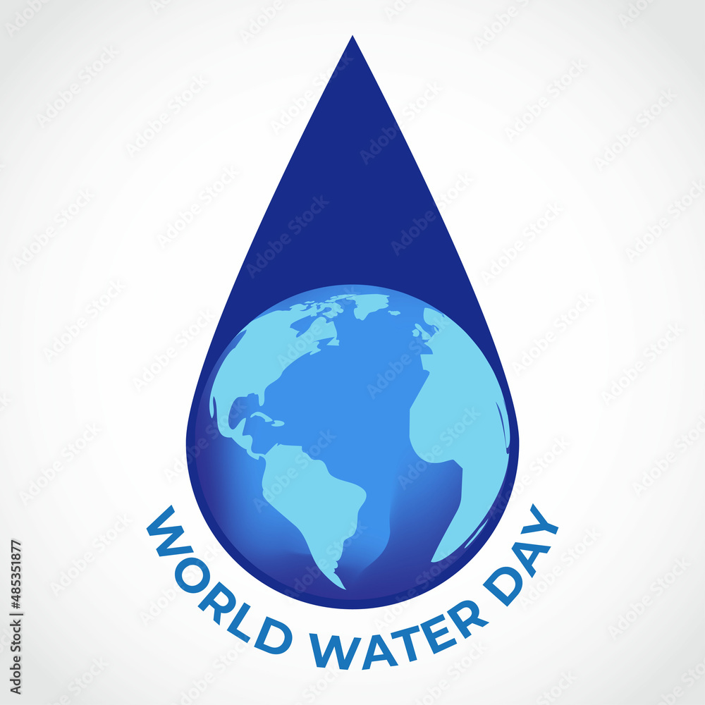 Obraz premium Vector illustration of World Water Day