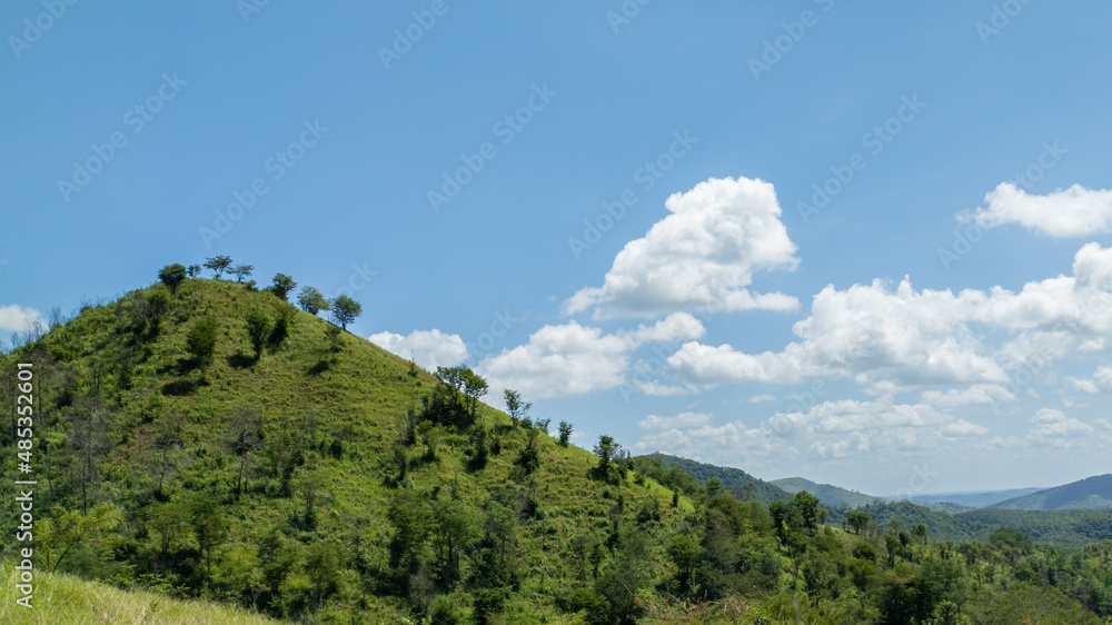 A hill in the Meratus Mountains area of South Borneo A hill in the Meratus Mountains area of South Borneo