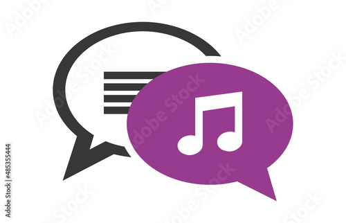 Logo note de musique.