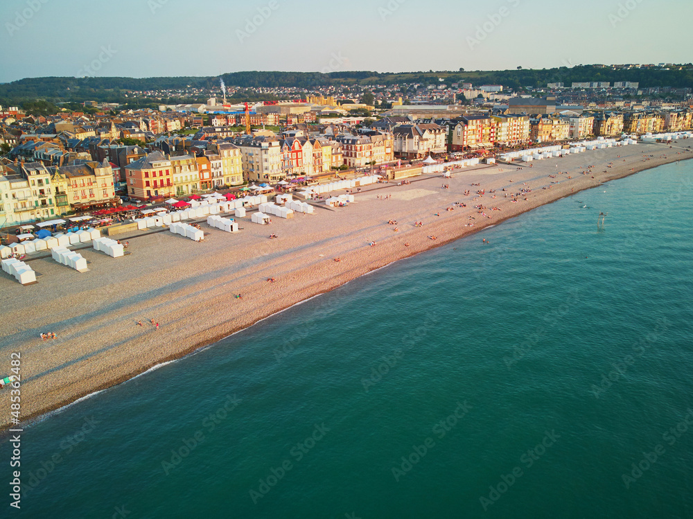 Picturesque panoramic landscape of Mers-les-Bains