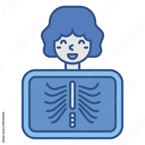 patient with x-ray test