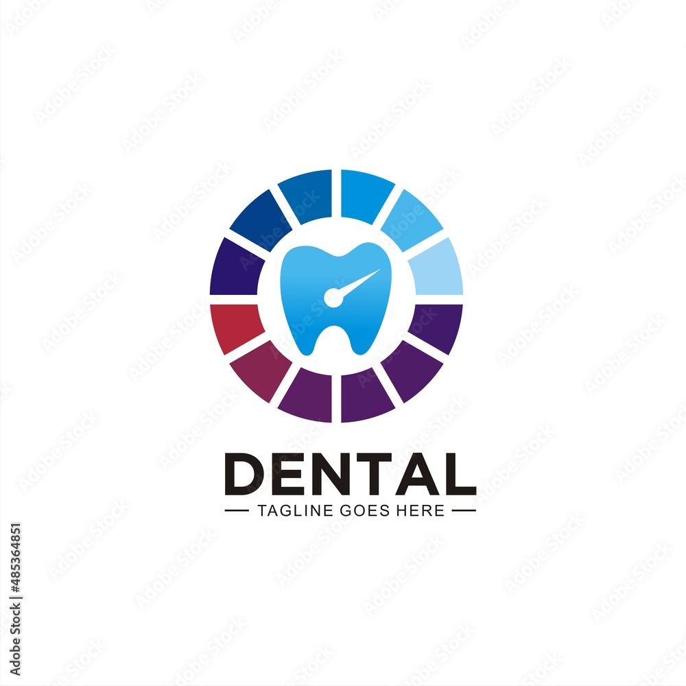 Dental logo design concept for dentist business name Dental logo design concept for dentist business name