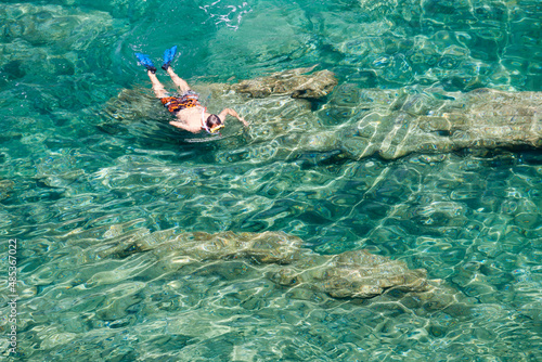 snorkeling at Cap de Peyrefite, Languedoc-Roussillon, France