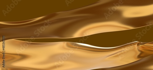 silk gold wave swirl premium 3d background © vegefox.com