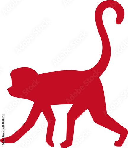 猿アイコンイラスト