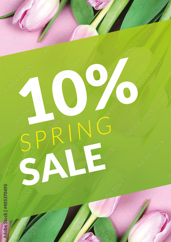 10% Spring sale - obrazy, fototapety, plakaty 