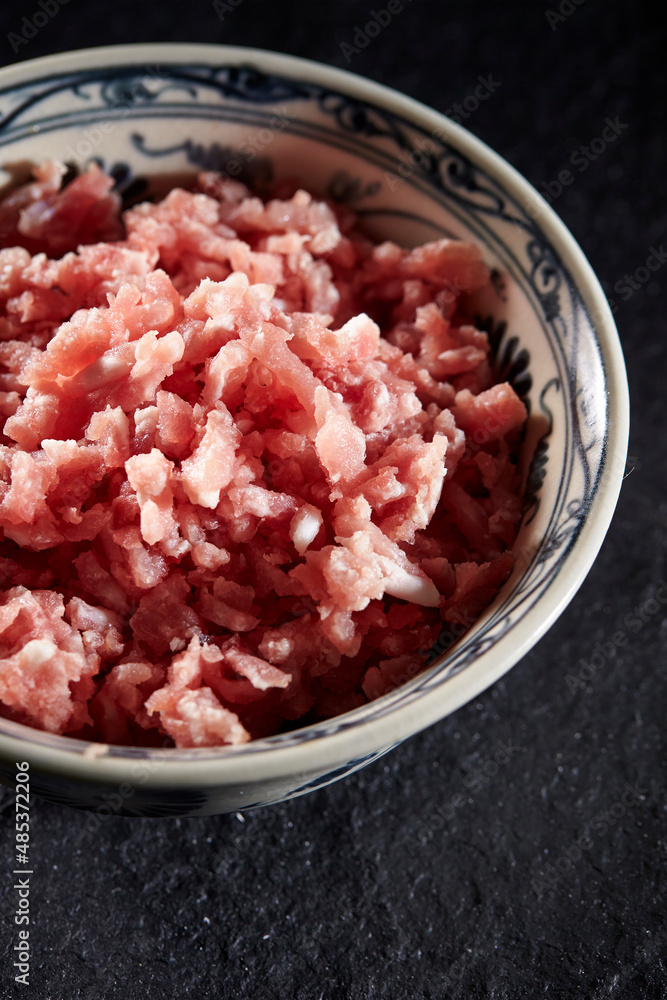 minced meat in a bowl minced meat in a bowl