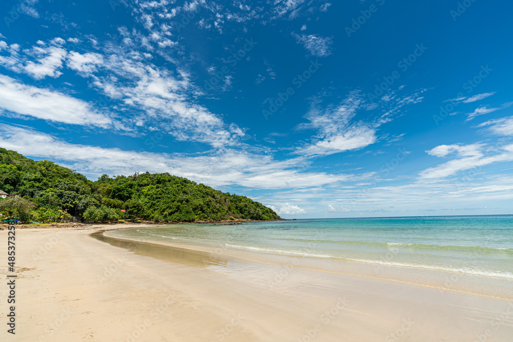 Sunny beach in Koh Samet Island, Rayong, Thailand