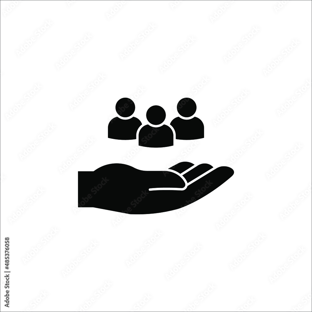 Business people icon. vector illustration. An inclusive workplace. Employee’s Protection. eps 10 Business people icon. vector illustration. An inclusive workplace. Employee’s Protection. eps 10