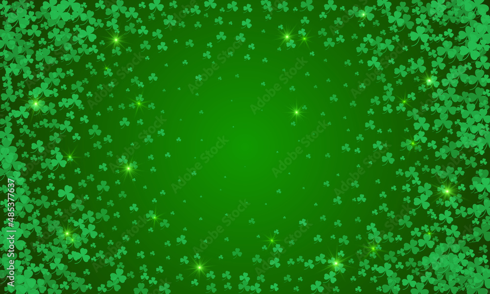 Happy Saint Patrick's day green background Happy Saint Patrick's day green background