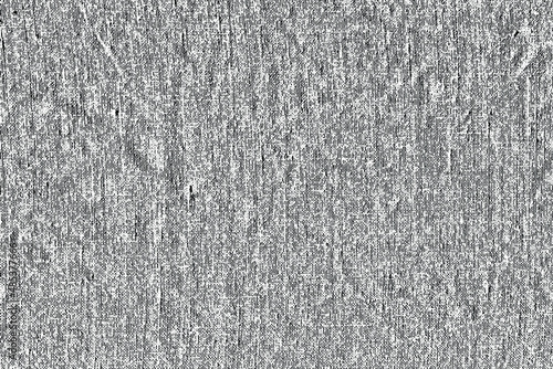 Grunge texture of coarse natural linen fabric. The burlap is black and white. Abstract background of coarse fabric. Vector illustration. Overlay template