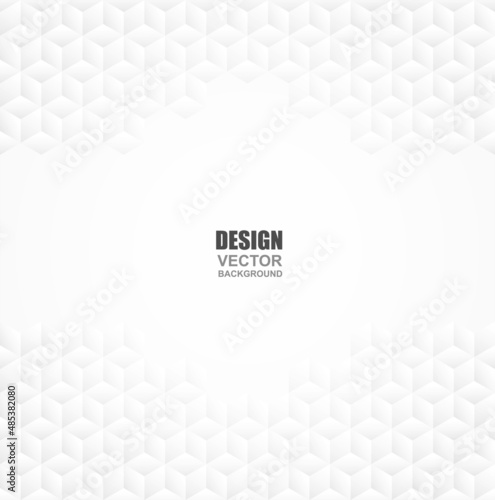 Abstract . Embossed geometric white background. light and shadow. Vector.