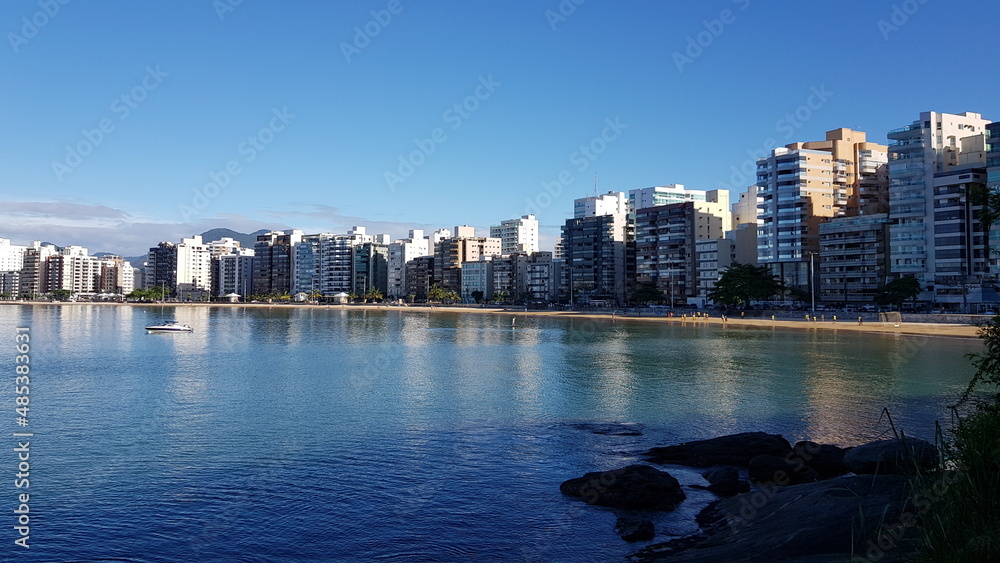 Obraz premium Ilha da Pesca Park in Guarapari, ES, Brazil.