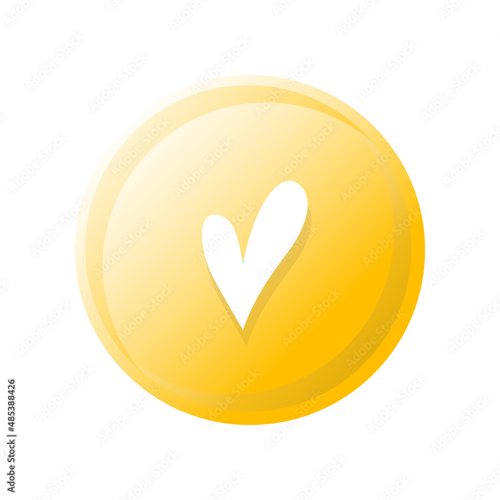 Vector heart icon. Heart shape. Love symbol. Heart button. Element for design logo mobile app interface card or website. Trendy cute decorative circles with hearts set for kids. Vector heart icon. Heart shape. Love symbol. Heart button. Element for design logo mobile app interface card or website. Trendy cute decorative circles with hearts set for kids.