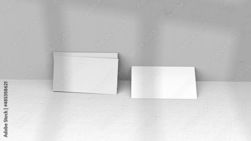Background for business card mock-up. Business card design background. 3D rendering illustration. Background for business card mock-up. Business card design background. 3D rendering illustration.
