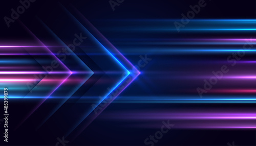 Modern abstract high-speed movement. Dynamic arrows flying in the background. Futuristic, technology pattern for banner or poster design background concept.
