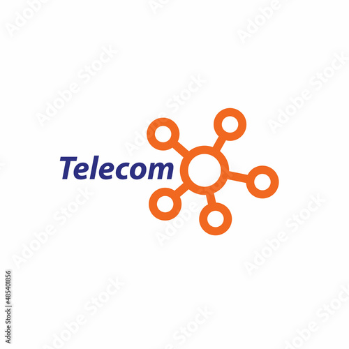 Telecom logo and text