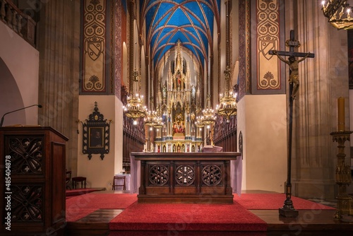 Wnętrze Bazyliki Dominikanów pw. Świętej Trójcy w Krakowie