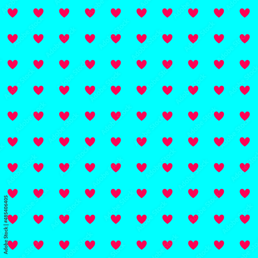 Blue background with hearts Blue background with hearts