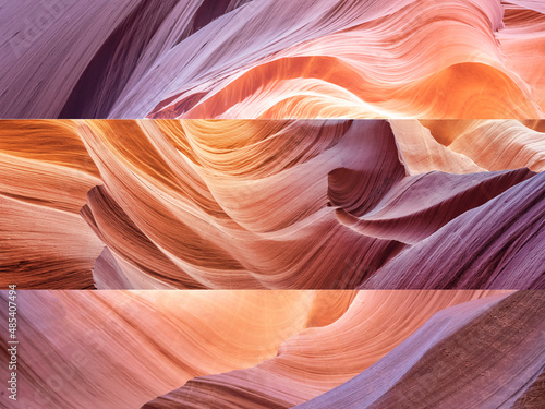 antelope canyon - abstract beautiful background and beauty of nature concept.