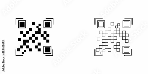 QR Code design vector illustration.