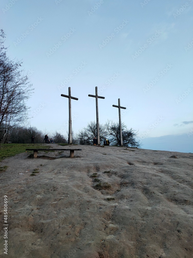 The Hill of Three Crosses in Kazimierz Dolny