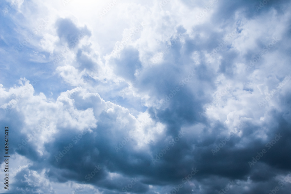 A Beautiful sky with clouds in the atmosphere background