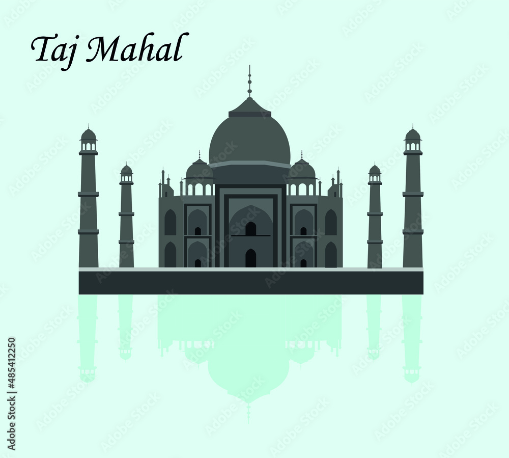 India Agra, travel, Landmark . Taj mahal culture architecture. Unesco ...
