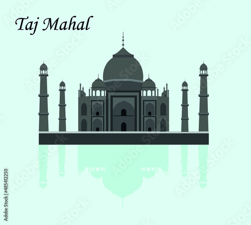 India Agra, travel, Landmark . Taj mahal culture architecture. Unesco world heritage. Mausoleum