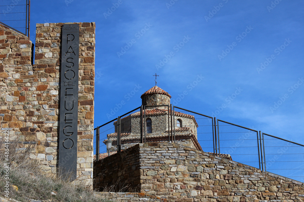 Enclosure of the Paso del Fuego in San Pedro Manrique, a town in the province of Soria (Spain)