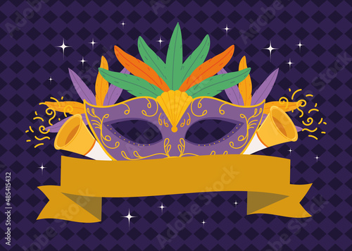 mardi gras mask carnival