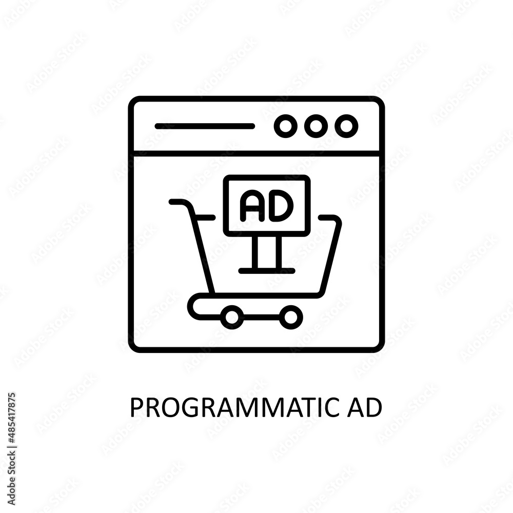 Programmatic Ad Vector Outline icons for your digital or print projects. Programmatic Ad Vector Outline icons for your digital or print projects.