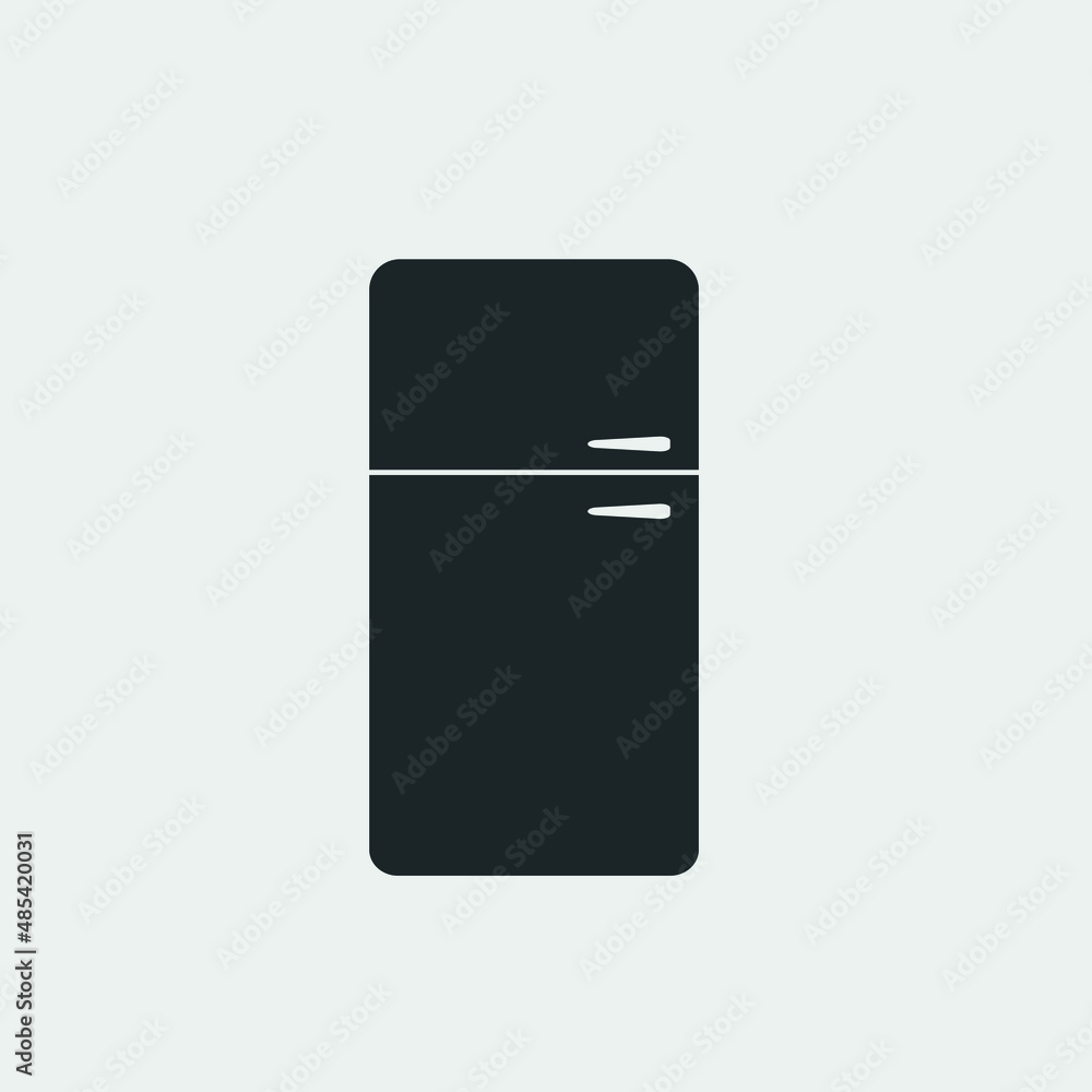Refrigerator vector icon Refrigerator vector icon