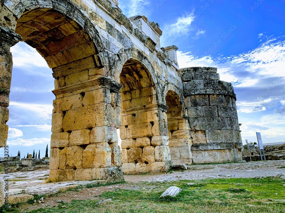 Hierapolis Ancient City in Denizli, Turkey