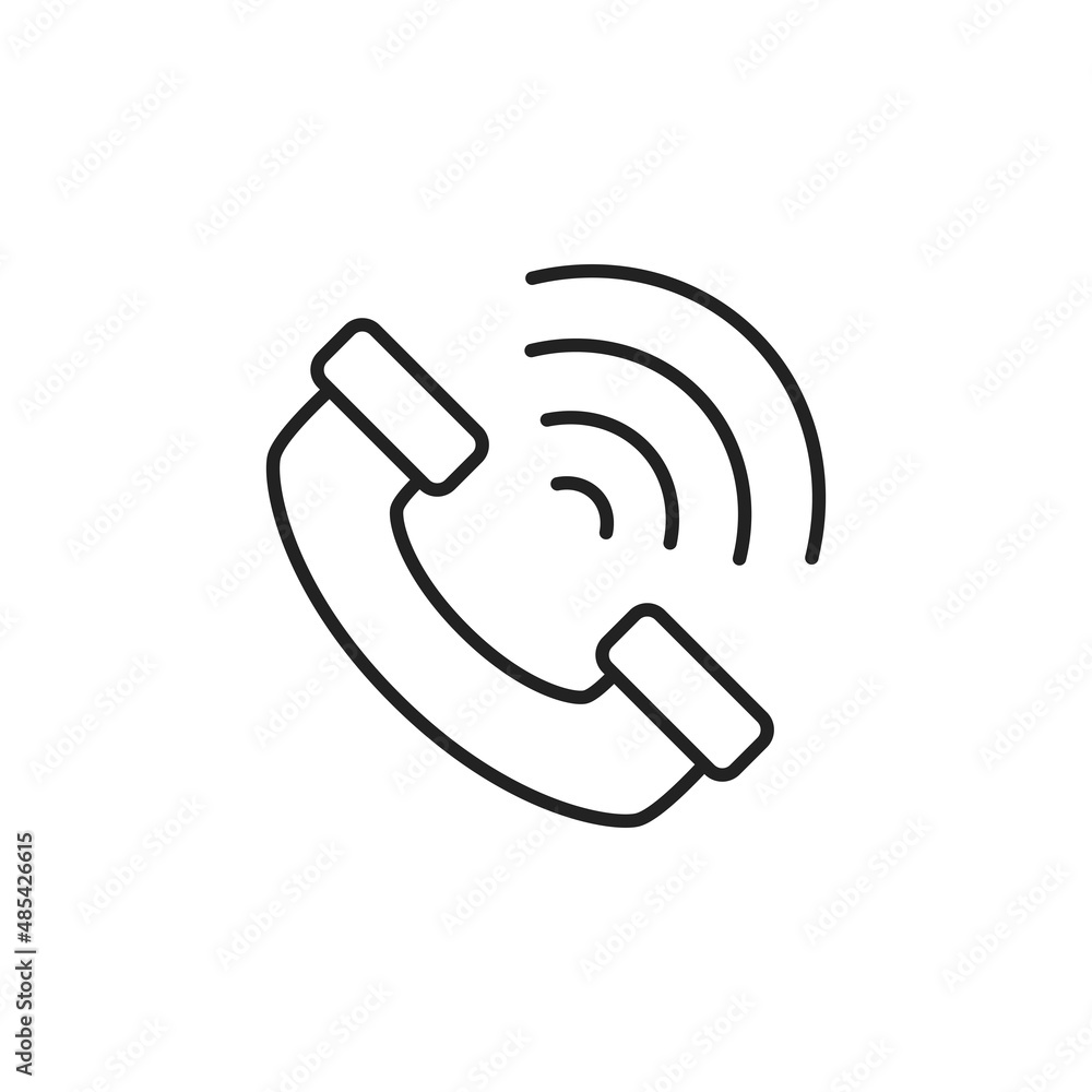 Voice call icon. High quality black vector illustration. Voice call icon. High quality black vector illustration.