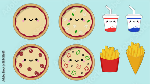 Pizza e bibite